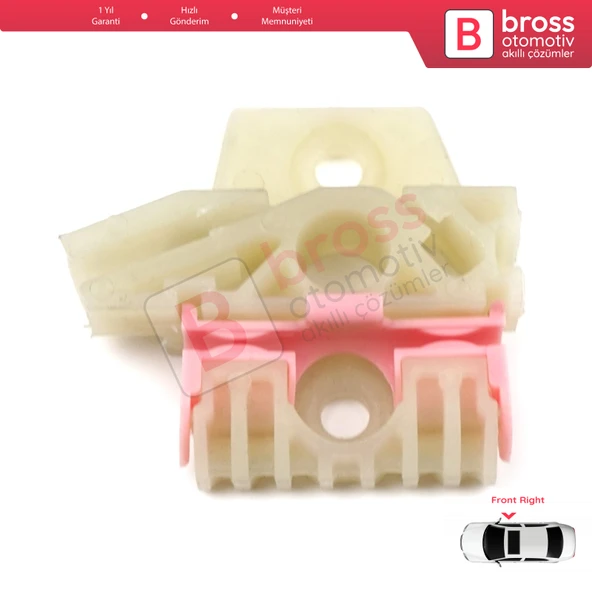 VW Golf MK6 A6 5K AJ5 2008-20014 5-Kapı 5K0837462 İçin Elektrikli Ön Sağ Cam Kriko Tamir Klipsi B