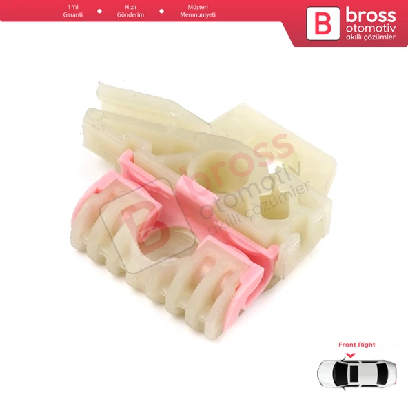 VW Golf MK6 A6 5K AJ5 2008-20014 5-Kapı 5K0837462 İçin Elektrikli Ön Sağ Cam Kriko Tamir Klipsi B - 5