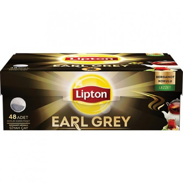 Lipton Demlik Poşet Çay Earl grey 48Li - 1