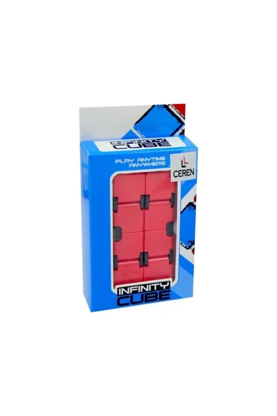 Stres Küpü Infinity Magic Cube - Kırmızı