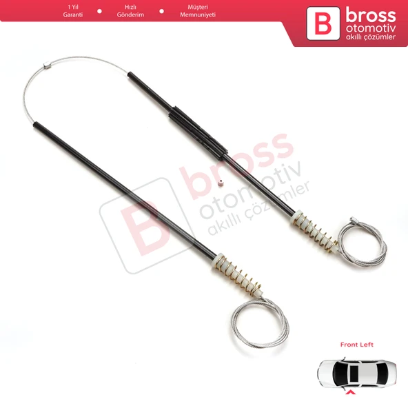 Toyota Carina E T19 Corona Caldina T190 1992-1997 İçin Elektrikli Ön Sol Kapı Cam Kriko Tamir Seti - Resim 3