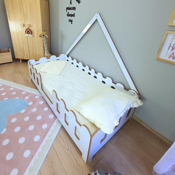 Markaawm Zirkon Montessori Yatak Mdf Çocuk Karyola Bebek Yatak - 2