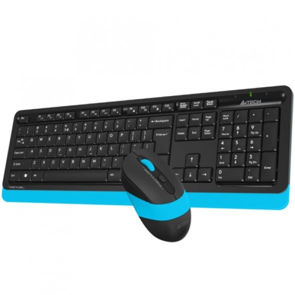 A4 Tech FG1010 Q Kablosuz MM Klavye Mouse Mavi - 3