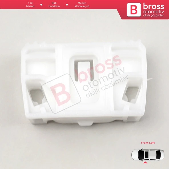 Mercedes Vito Viano Mixto MK2 W639 2011-2014 6397200446 İçin Ön Sol Kapı Cam Kriko Tamir Plastiği - 2