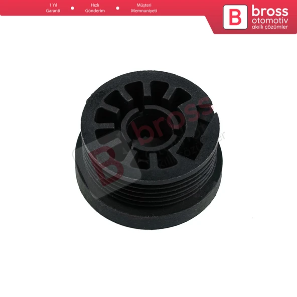 VW Golf 6 5 Kapı için Ön Sol Cam Kriko Makarası 8P4837461 - 4
