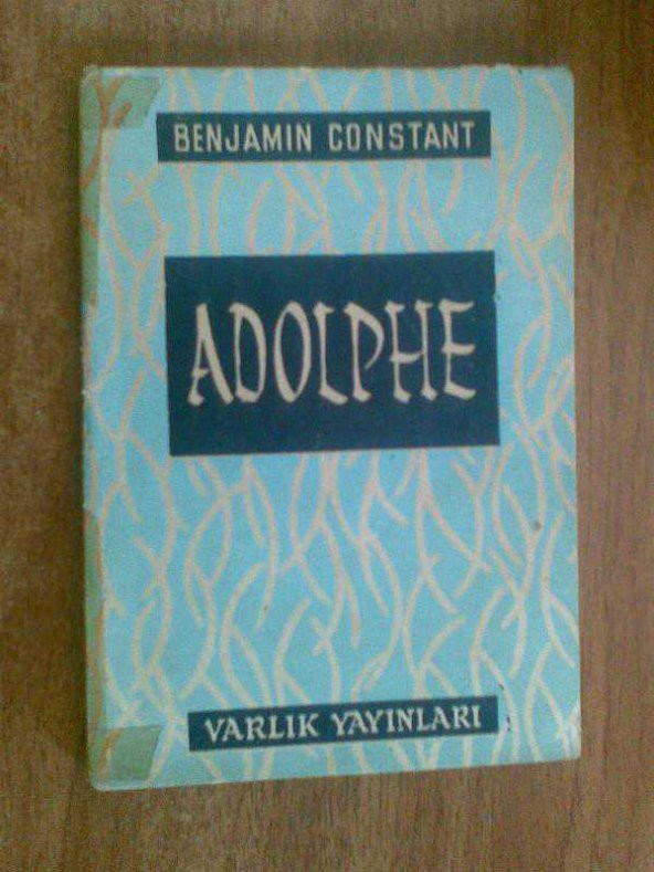 ADOLPHE BENJAMIN CONSTANT 1958