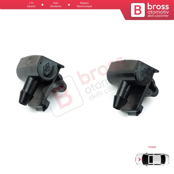 Renault Clio 4 Kangoo 4 Master 3 Movano için Ön Cam Su Fıskiyesi 289306782R - 5