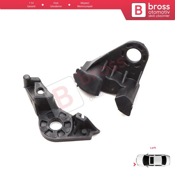 Citroen C4 MK1 LC Coupe MK1 THE 2004-2010 621283 İçin Sol Ön Taraf Far Tamir Seti