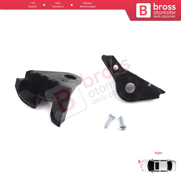Citroen C4 MK1 LC Coupe MK1 THE 2004-2010 621284 İçin Sağ Ön Taraf Far Tamir Seti - 4