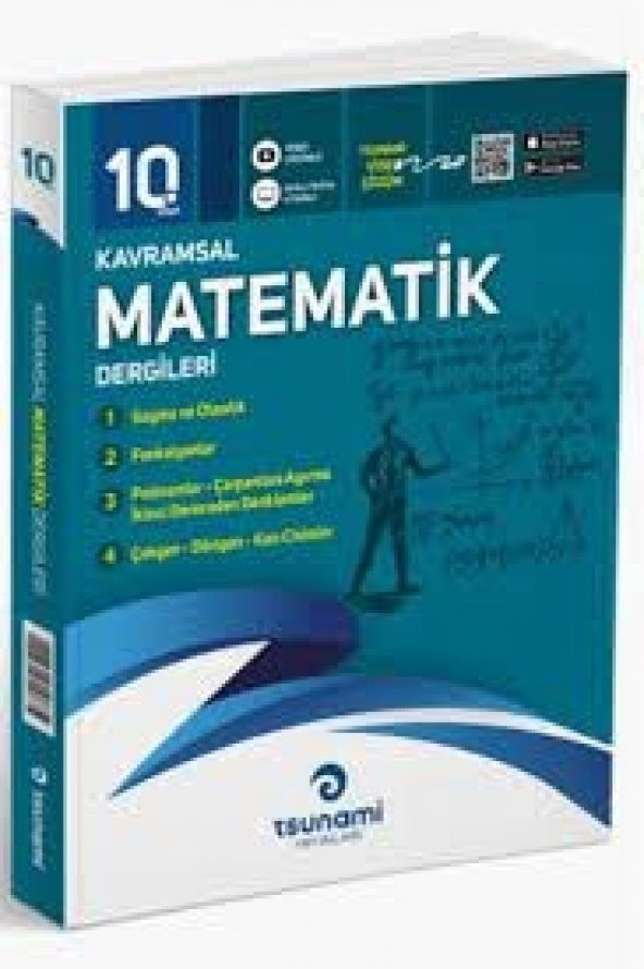 10.Sınıf Kavramsal Matematik Dergileri Tsunami Yayınları