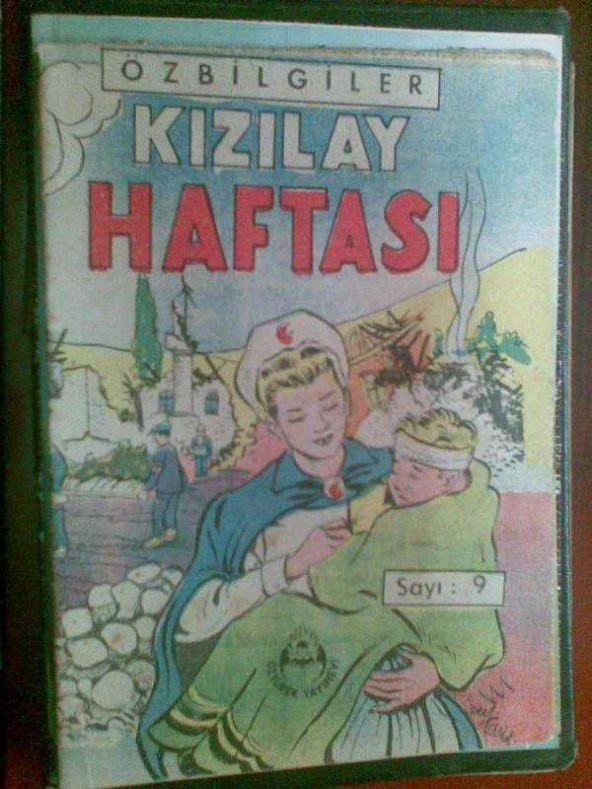 ÖZBİLGİLER KIZILAY HAFTASI  1963/ÇİZİM KAPAK - 1