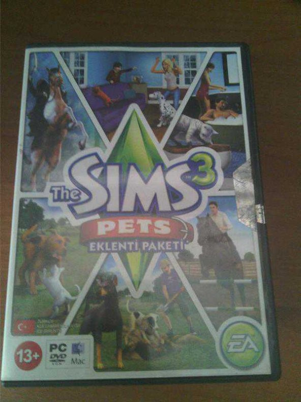 SIMS 3 PETS EKLENTİ PAKETİ ORJİNAL BOŞ KUTU
