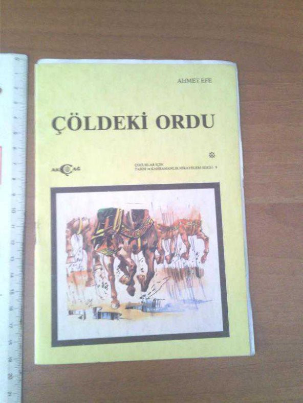 ÇÖLDEKİ ORDU AHMET EFE ÇİZEN KASIM ÖZKAN   (kitap ikinciel dir)