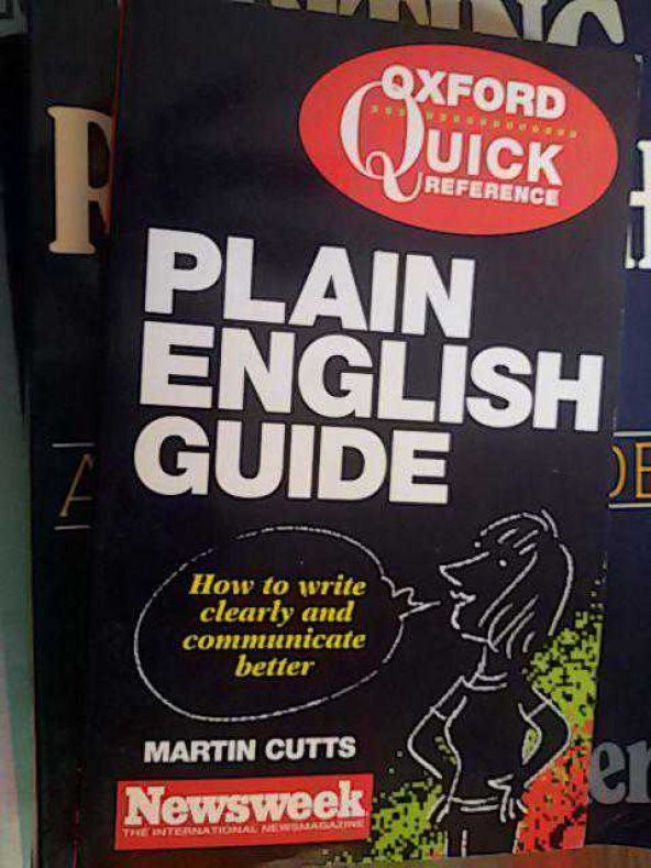 PLAIN ENGLISH GUIDE OXFORD QUICK REFERENCE