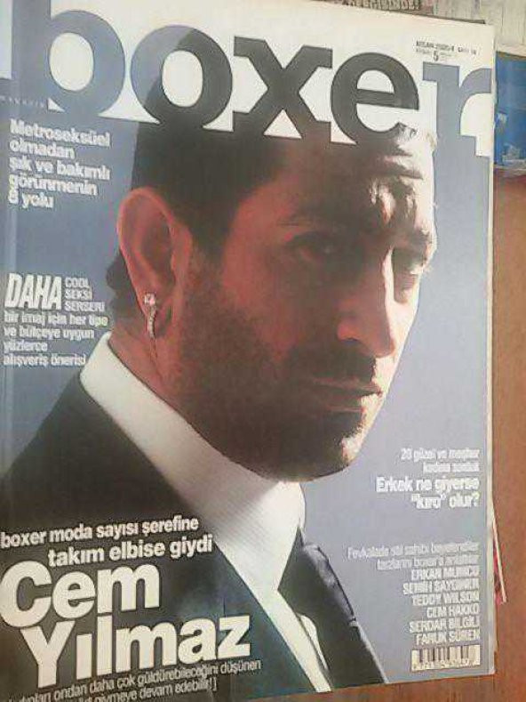 BOXER NİSAN 2005 CEM YILMAZ-ERKAN MUMCU-CEM HAKKO-SEMİH SAYGINER - 1