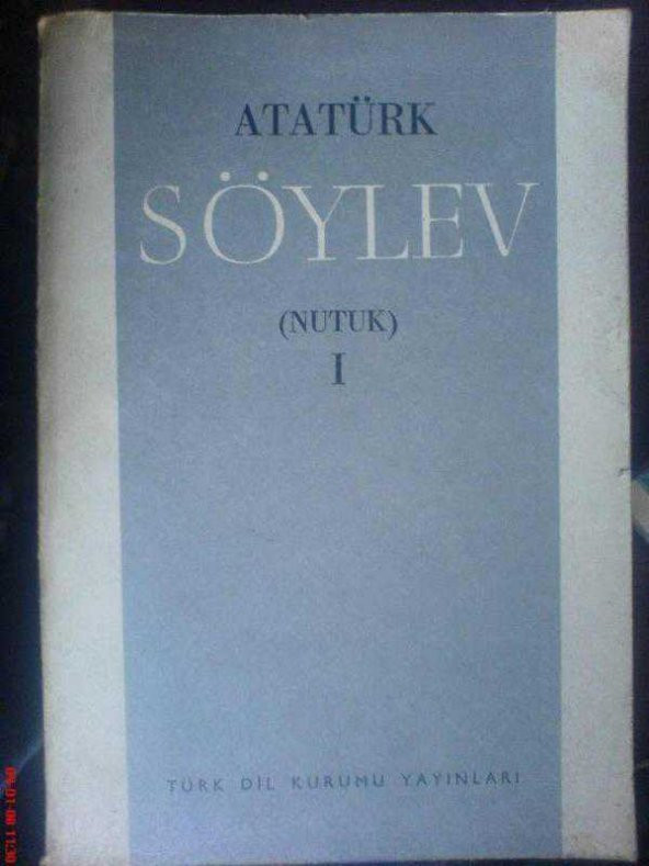 SÖYLEV (NUTUK) - 1 / TDK