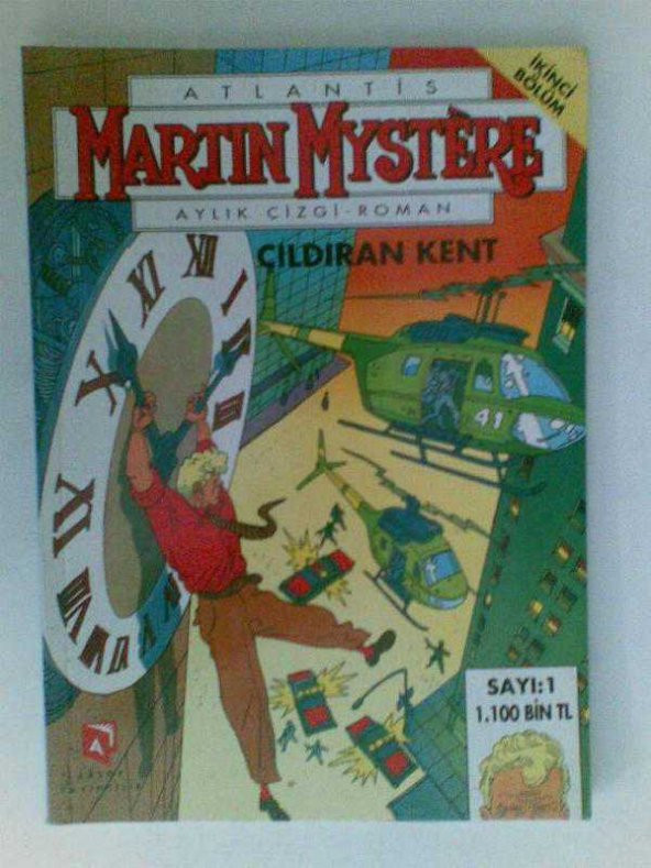 ATLANTİS MARTIN MYSTERE SAYI 1 AKSOY ÇİZGİROMAN