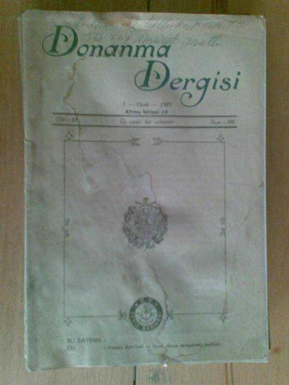 DONANMA DERGİSİ CİLT:61 1 OCAK 1949 SAYI:386 - 1