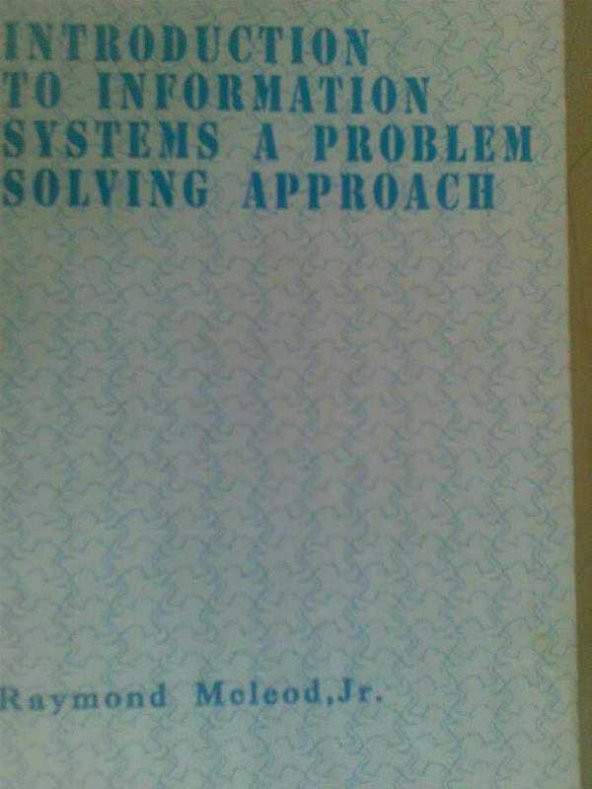 INTRODUCTION TO INFORMATION SYSTEMS A PROBLEM SO