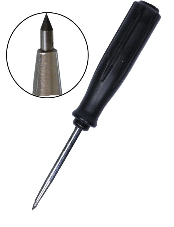 Dw Metal Çizik Kalemi Karbür Uçlu Metal Çizici Kalem 150 mm