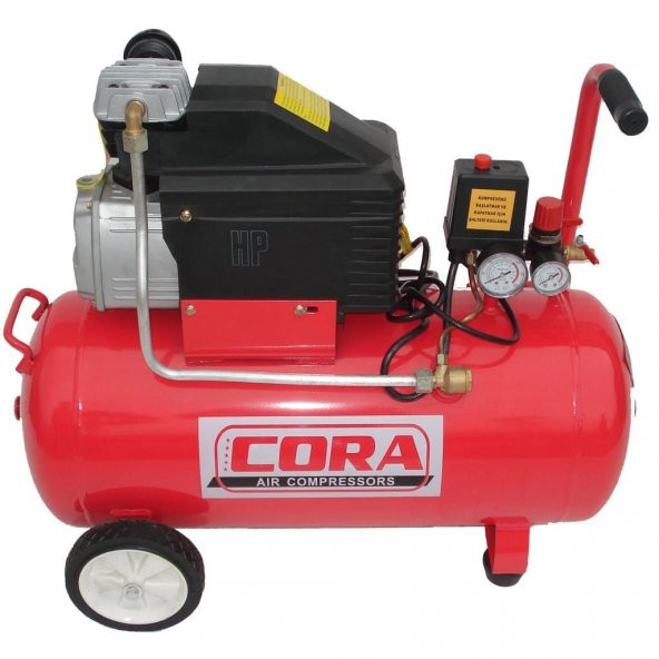 Cora ZB2550 Yağlı Hava Kompresörü 50 Litre 8 Bar 2,5 HP - 2