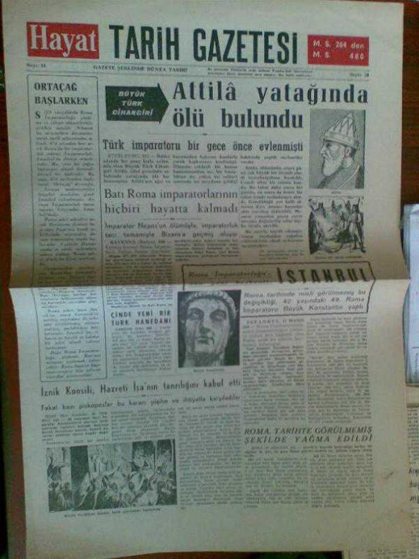 ATİLLA-KONSTANTİN-İZNİK KONSİLİ-ROMA-FAUSTA - 1