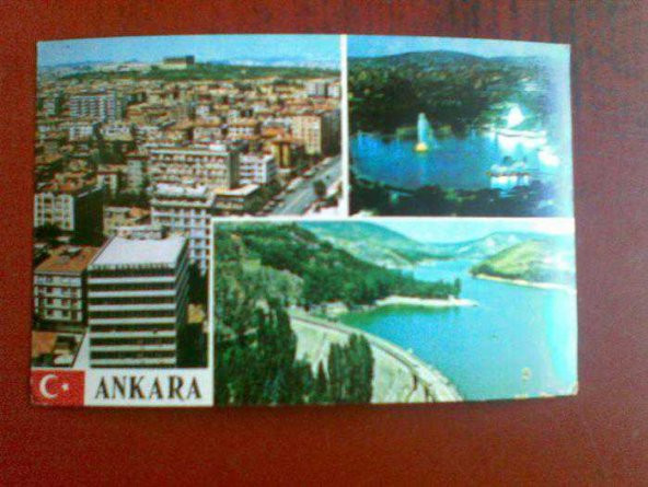 ANKARA KIZILAY-GENÇLİK PARKI-BARAJ / KARTPOSTAL
