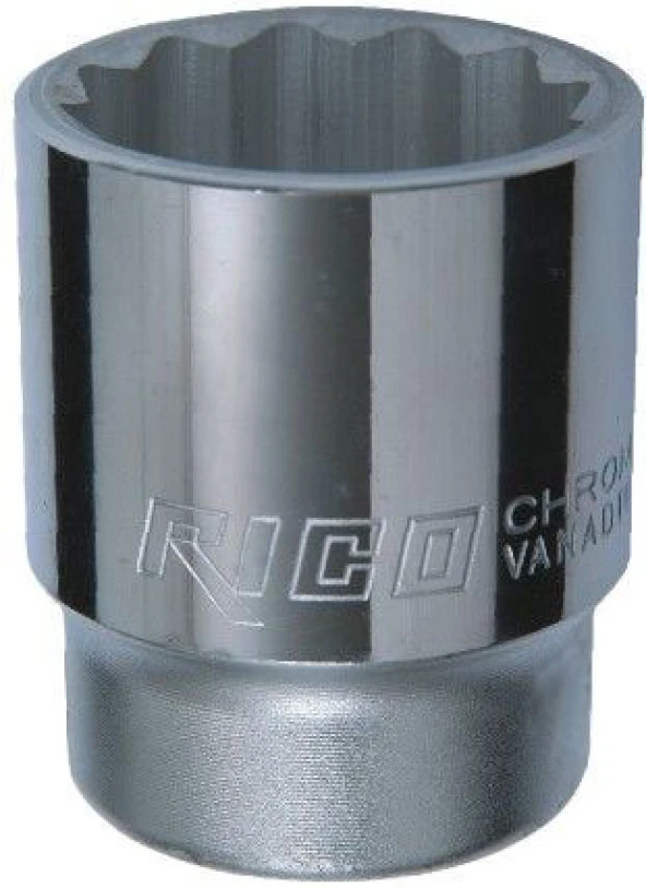 Rico 007-RC1222 12 Köşeli Lokma 22 mm 1/2"