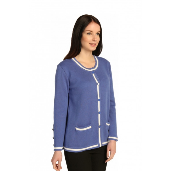 Solo Çelik Örgü Triko Örme Kadın Hırka A19A068-1 - 3