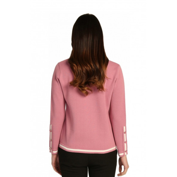 Solo Çelik Örgü Triko Örme Kadın Hırka A19A068-2 - 2