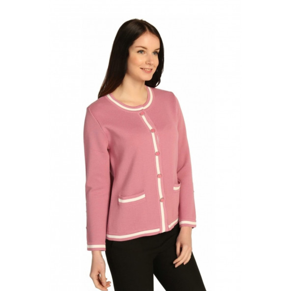 Solo Çelik Örgü Triko Örme Kadın Hırka A19A068-2 - 3