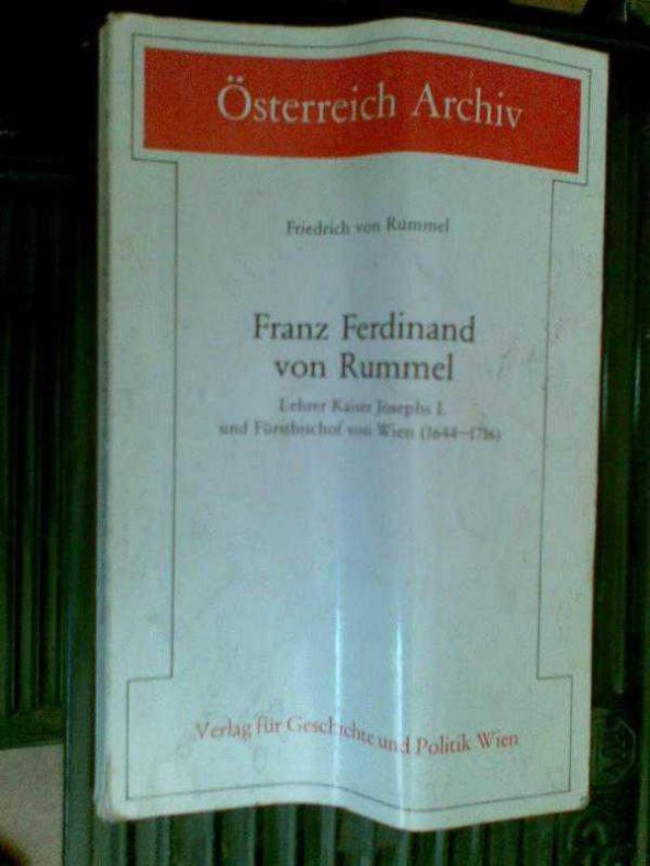FRANZ FERDİNAND VON RUMMEL FRİEDRİCH VON RUMMEL - 1