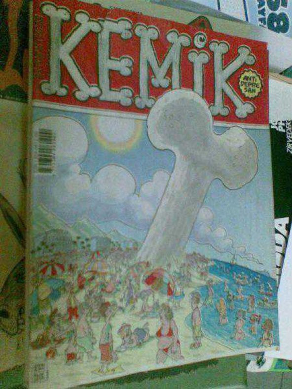 KEMİK  2004/8 /MİZAH DERGİSİ -KARİKATÜR-ÇİZGİ - 1