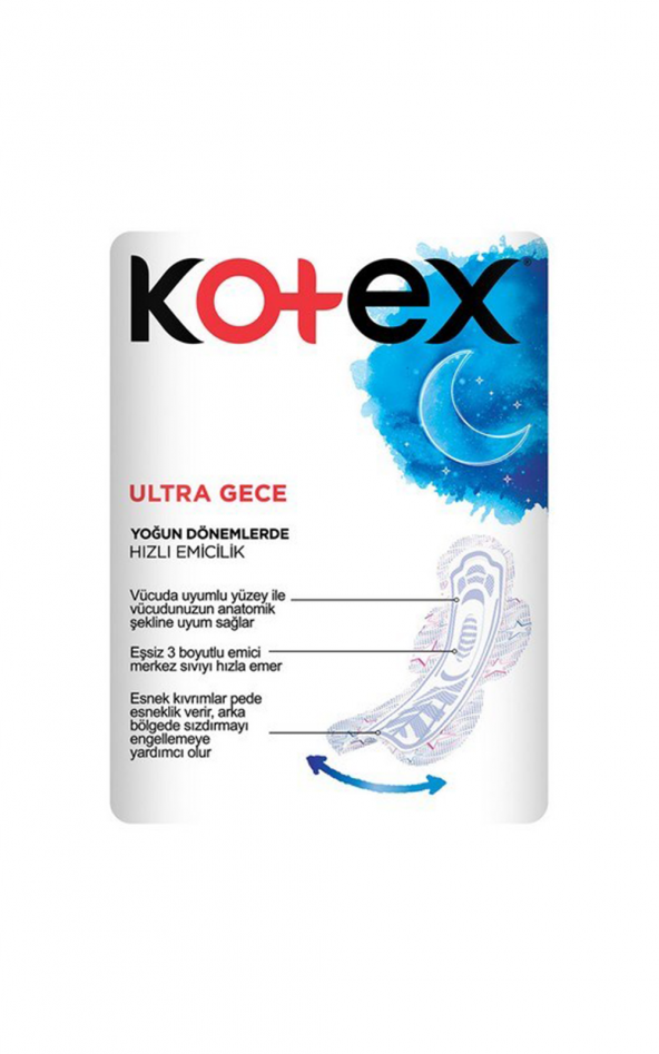 Kotex Ultra Süper Ekonomik Paket Gece + Normal + Uzun x 6 Paket - 3
