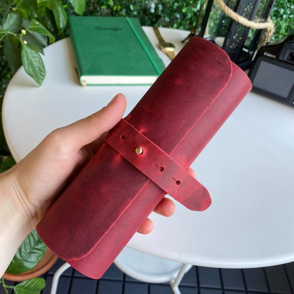 Modica Helsinki - Hakiki Deri Natürel Rulo Kalemlik - 2