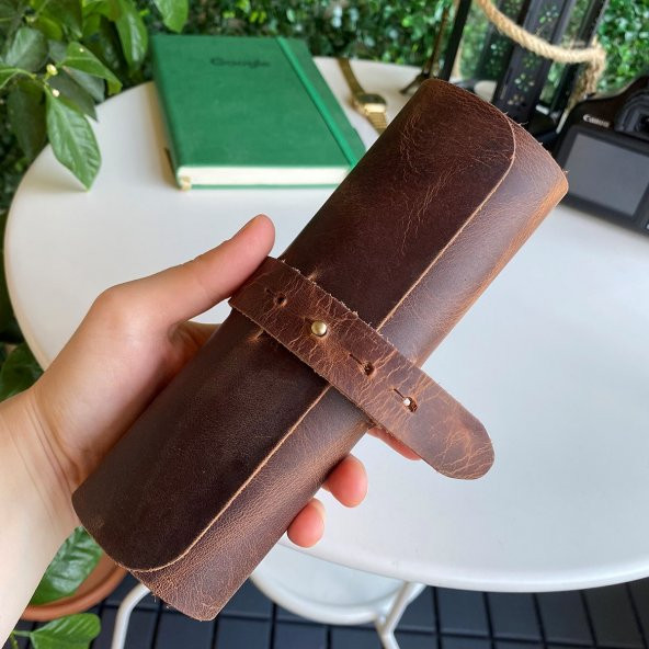 Modica Helsinki - Hakiki Deri Natürel Rulo Kalemlik - 6