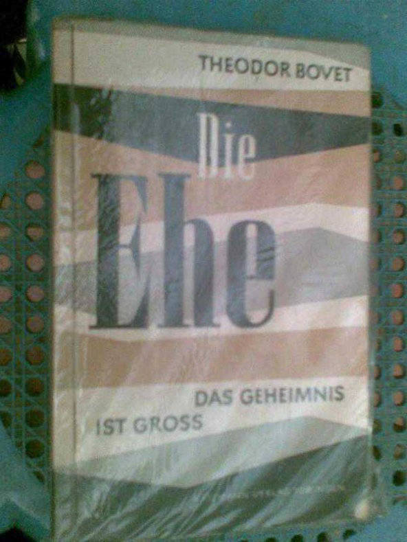 DİE EHE THEODOR BOVET - 1