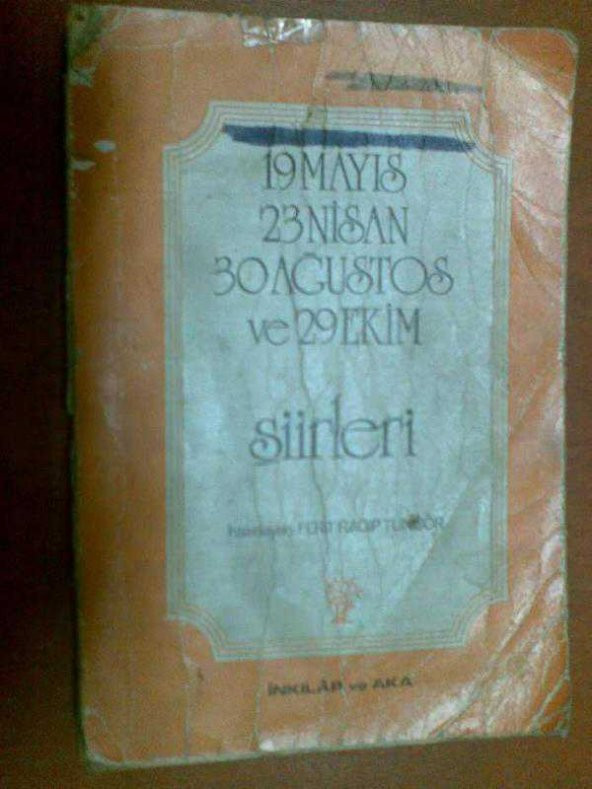 19 MAYIS-23 NİSAN-30 AĞUSTOS-29 EKİM ŞİİRLERİ - 1