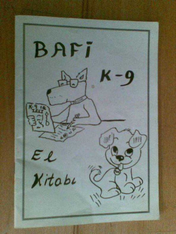 BAFİ K-9 EL KİTABI - 1