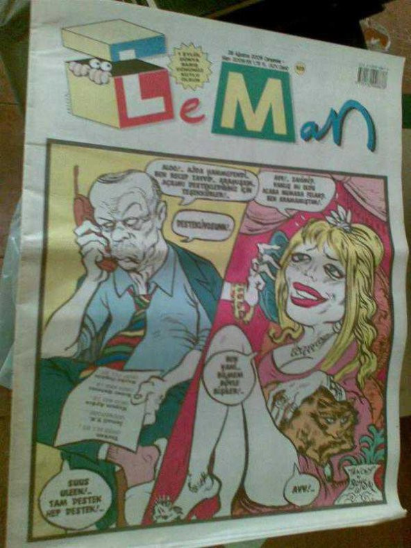 LEMAN 929 /2009/35 MİZAH DERGİSİ-KARİKATÜR-ÇİZGİ
