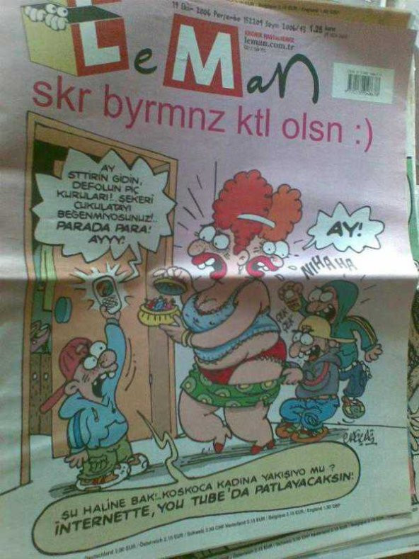LEMAN 780 /2006-43 KARİKATÜR-MİZAH DERGİSİ-ÇİZGİ - 1