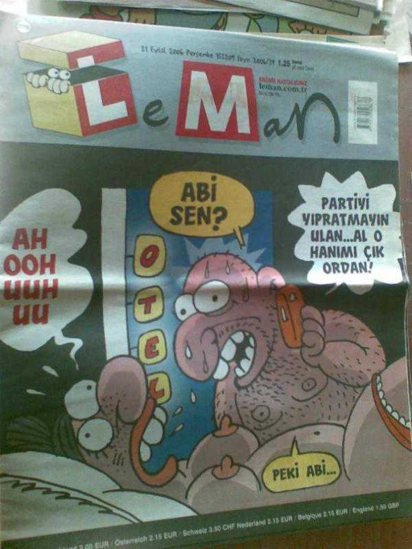 LEMAN 776 /2006-39 KARİKATÜR-MİZAH DERGİSİ-ÇİZGİ - 1
