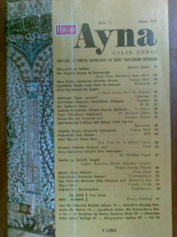AYNA / WİLLİAM JOYCE-ŞEHİT RESSAM HASAN RIZA
