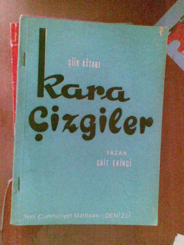 KARA ÇİZGİLER SAİT EKİNCİ 1969 - 1