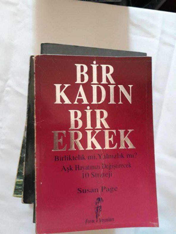 BİR KADIN BİR ERKEK SUSAN PAGE -KİTAP İKİNCİ ELDİR - 1