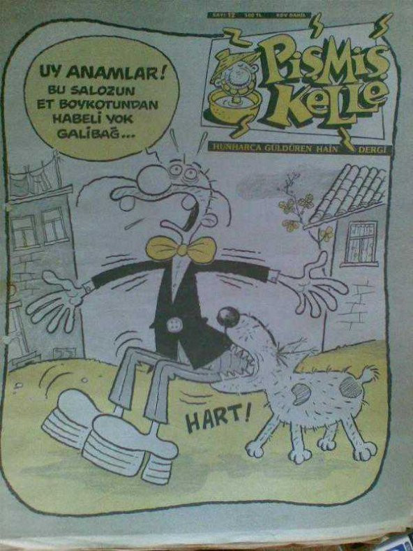 PİŞMİŞ KELLE  SAYI:12 KARİKATÜR-ÇİZGİ