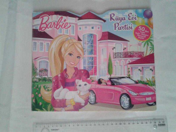 BARBIE RÜYA EVİ PARTİSİ AÇILIR KAPANIR PENCERELİ SAYFALAR kitap ikinciel dir - 1