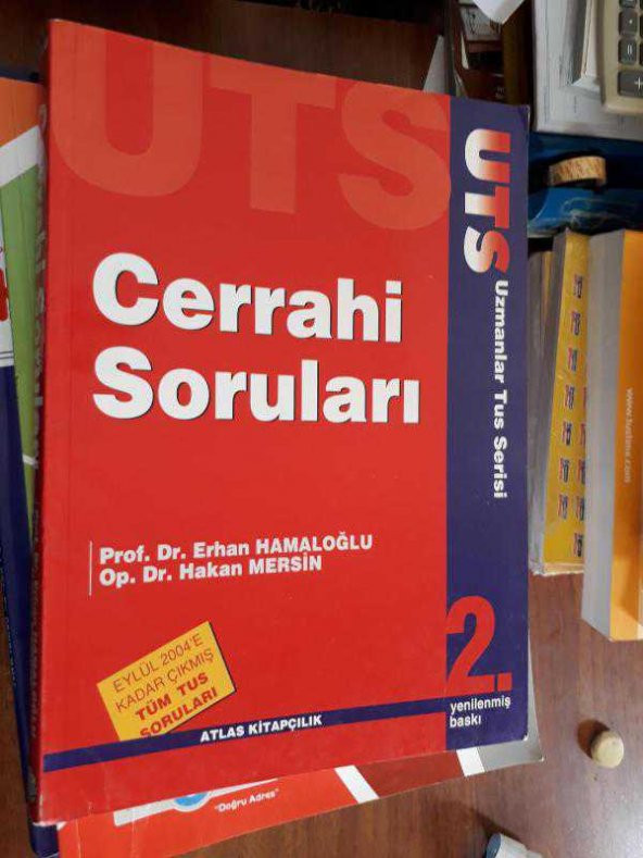 UTS CERRAHİ SORULARI ERHAN HAMALOĞLU 2005  -KİTAP İKİNCİ TEMİZ - 1