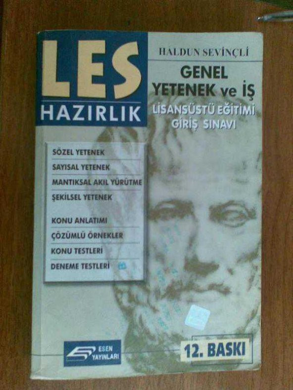 LES KAZIRLIK GENEL YETENEK VE İŞ HALDUN SEVİNÇLİ
