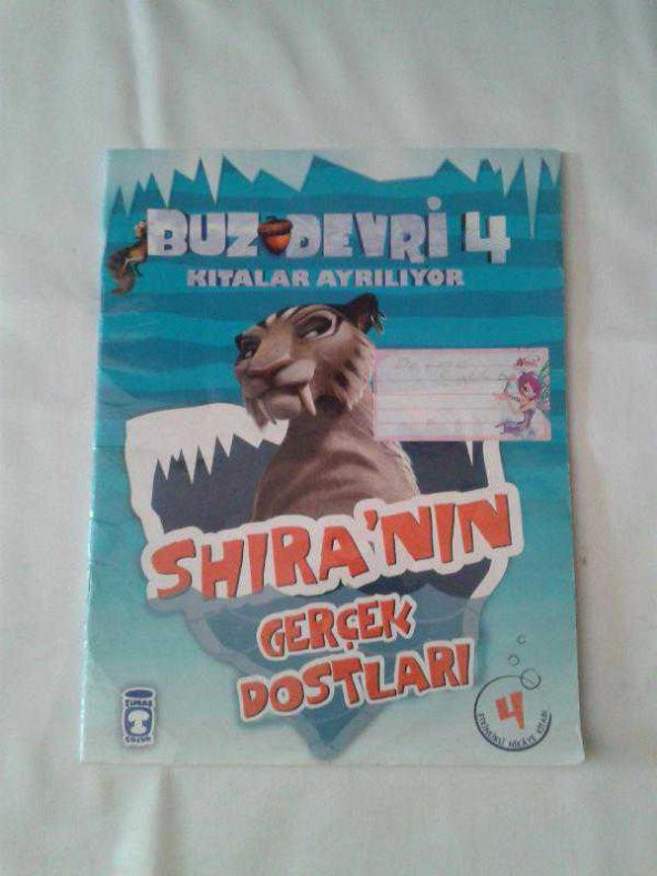 BUZ DEVRİ 4 KITALAR AYRILIYOR SHIRANIN GERÇEK DOSTLARI (26X20 CM)  (kitap ikinciel dir)